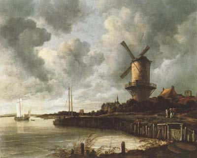 Jacob van Ruisdael The Windmill at Wijk Bij Duurstede (mk08) Sweden oil painting art